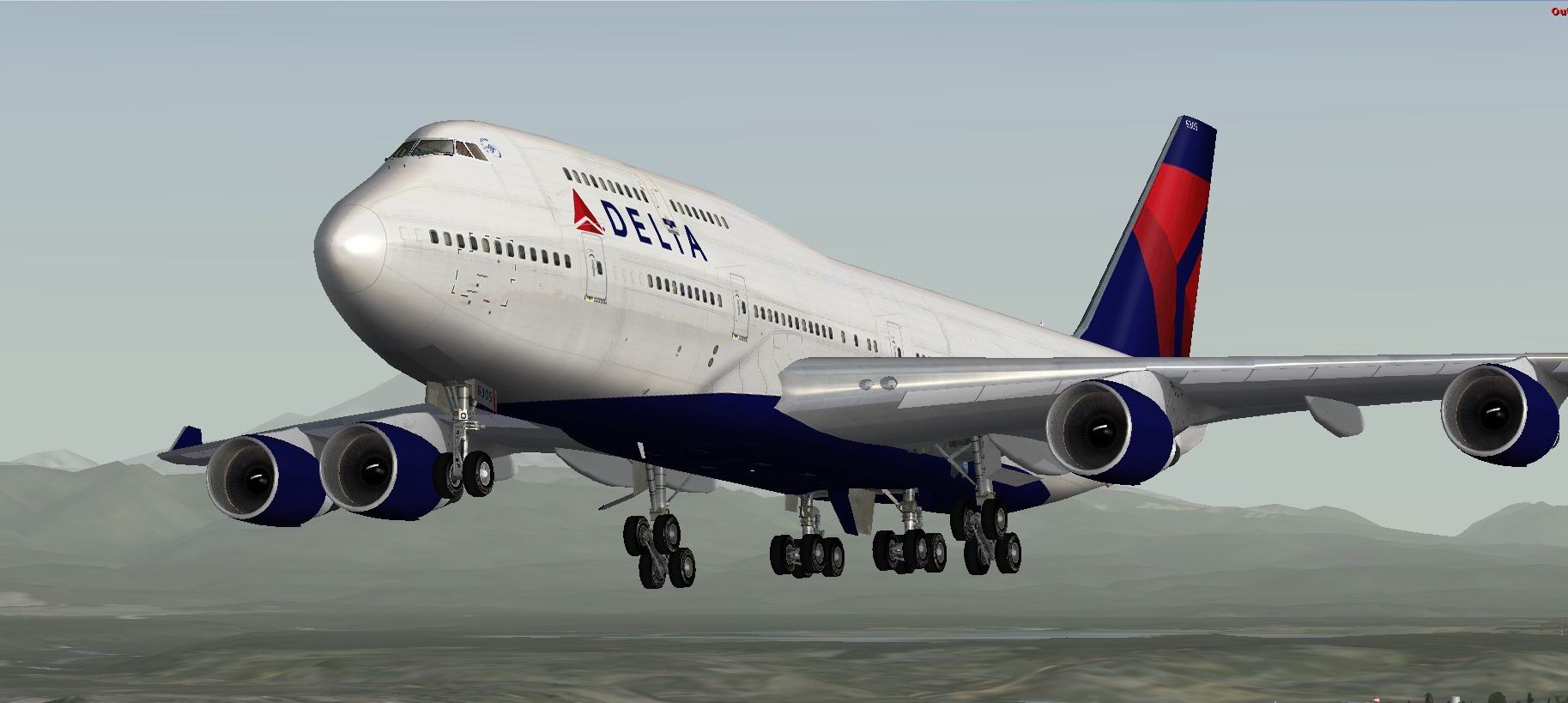 Fs Freeware Net Fsx Boeing 747 451 Delta Airlines