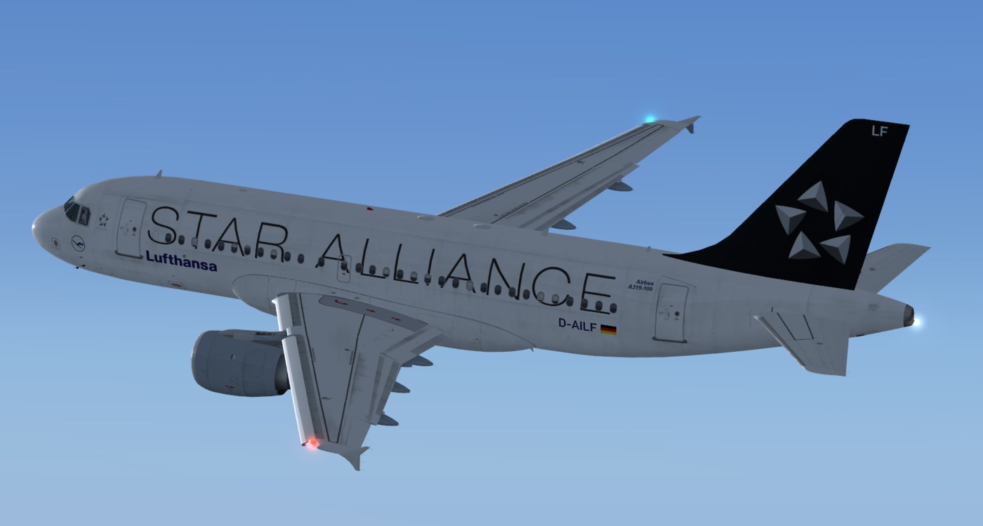 Fs Freeware Net Project Airbus A319 Lufthansa D Ailf Star Alliance