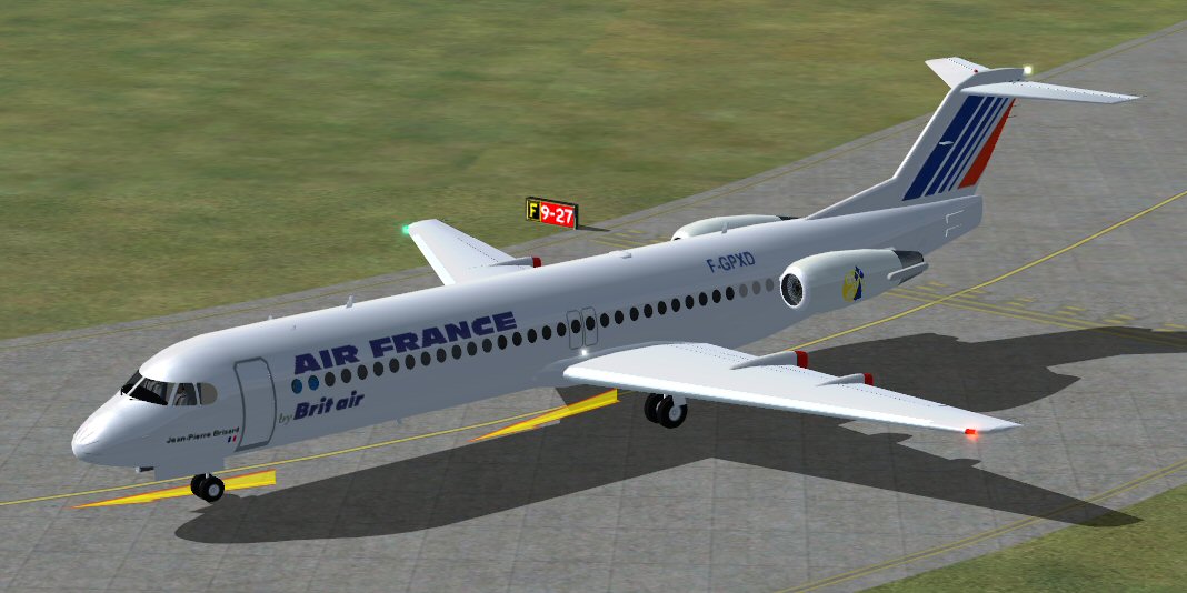 fokker 100 avianca fsx