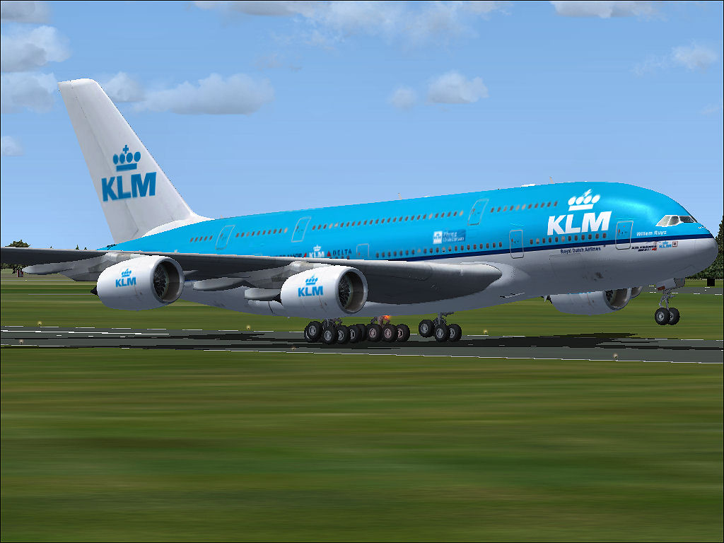 FSX Airbus A380 KLM. 