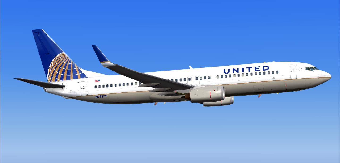 united boeing 737 800